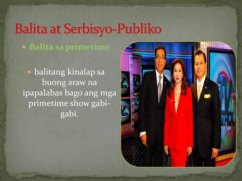 Kategorya : Mga palabas sa telebisyon mula sa Pilipinas.